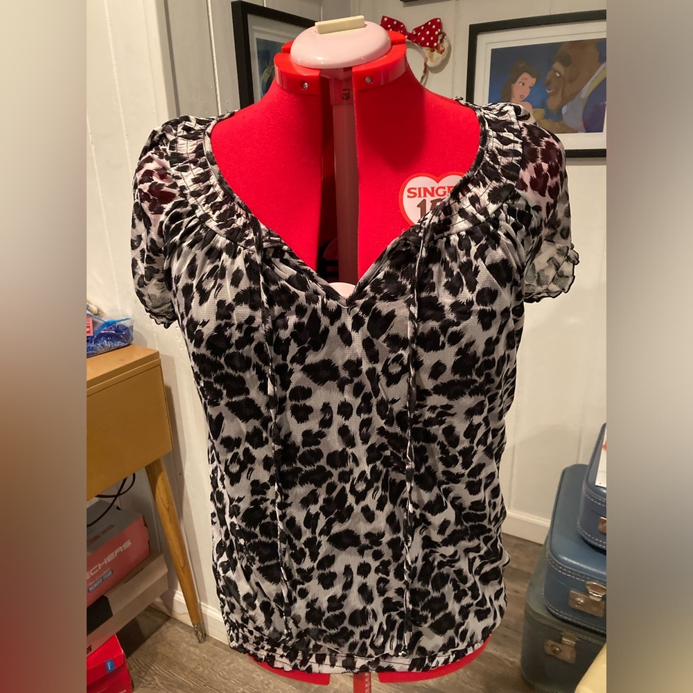 Leopard Print Top